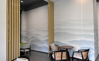 「样板间墙绘」中国风